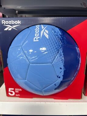 Reebok Light and Dark Blue Gradient Soccer Ball